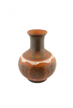 Navajo Red Clay Pottery - 10.5 cm x 14.5 cm (2)